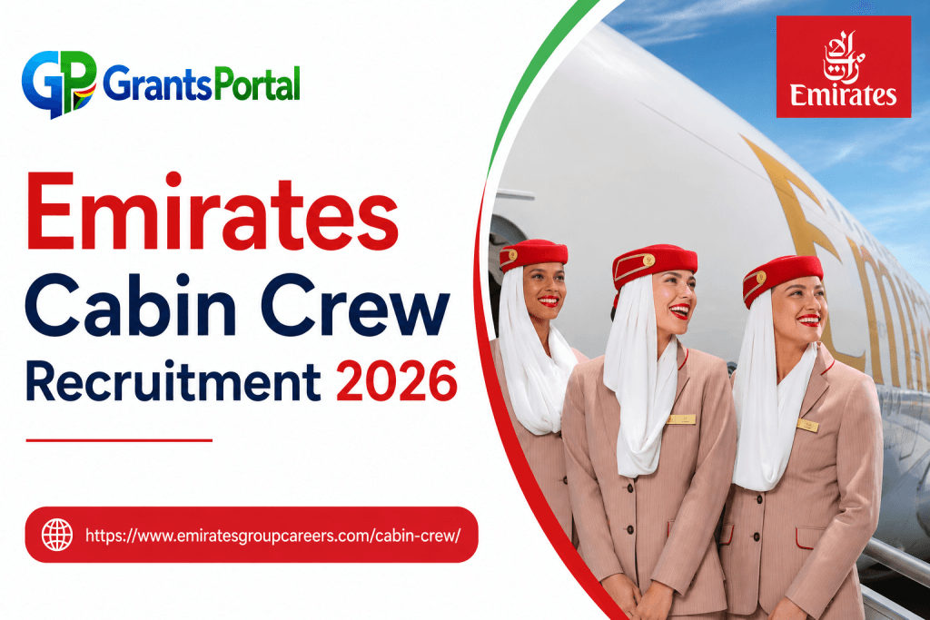 Emirates Cabin Crew Recruitment 2026: Apply for Flight Attendant Opportunity Emirates Cabin Crew Recruitment 2026 featured image showing Emirates flight attendants and recruitment opportunity.