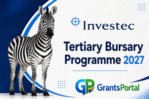 Investec Tertiary Bursary Programme 2027 for South African university students.