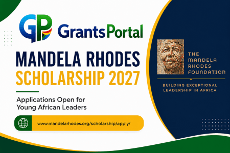 Young African students participating in the Mandela Rhodes Scholarship 2027 leadership and postgraduate study programme in South Africa.