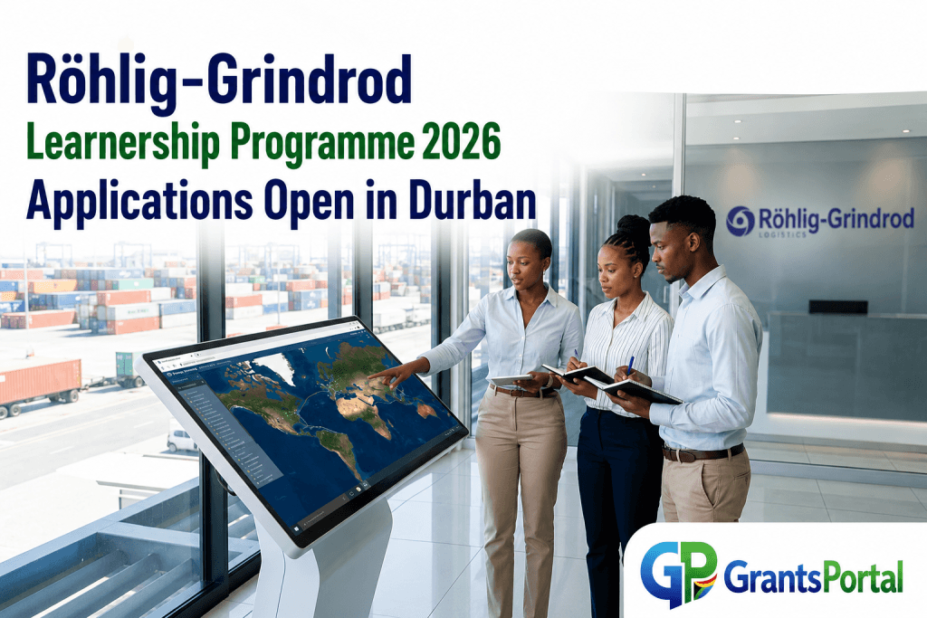 Röhlig-Grindrod Learnership Programme 2026 applications open in Durban for South African youth
