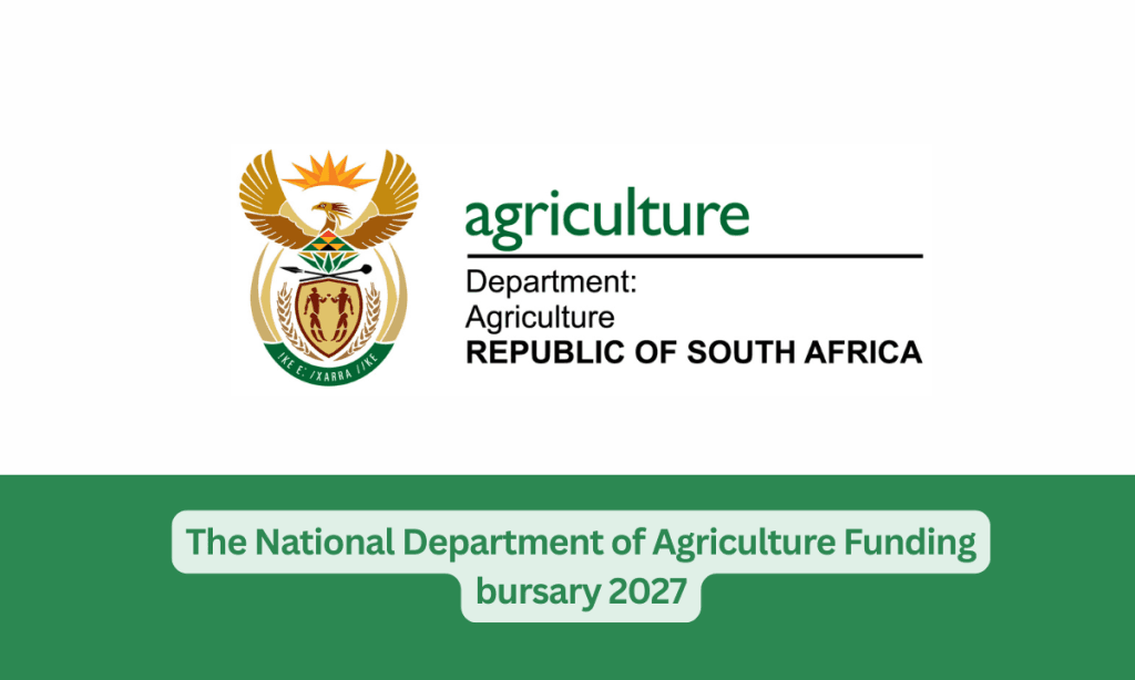 The National Department of Agriculture Funding Bursary 2027