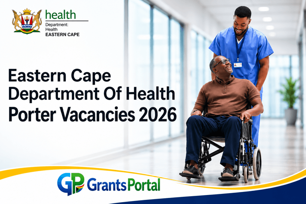 Eastern Cape Department of Health Porter Vacancies 2026